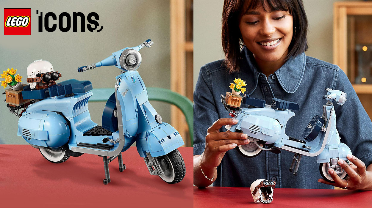 Chollo Set Vespa 125 de LEGO Icons por sólo 69,99€ y envío gratis con descuento automático (-30%)