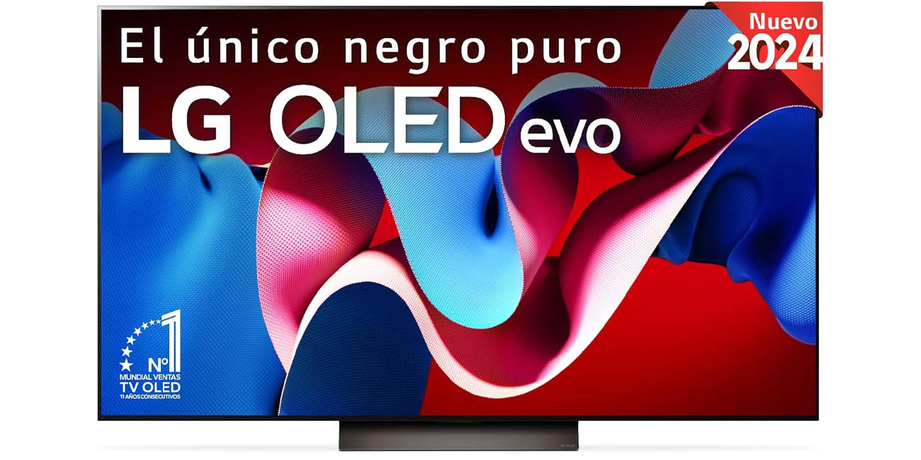 El smart TV LG Evo OLED77C44LA 4K de 77 es el mejor tv del mundo calidad-precio-tamaño, ¡y tiene 1.600€ de descuento!