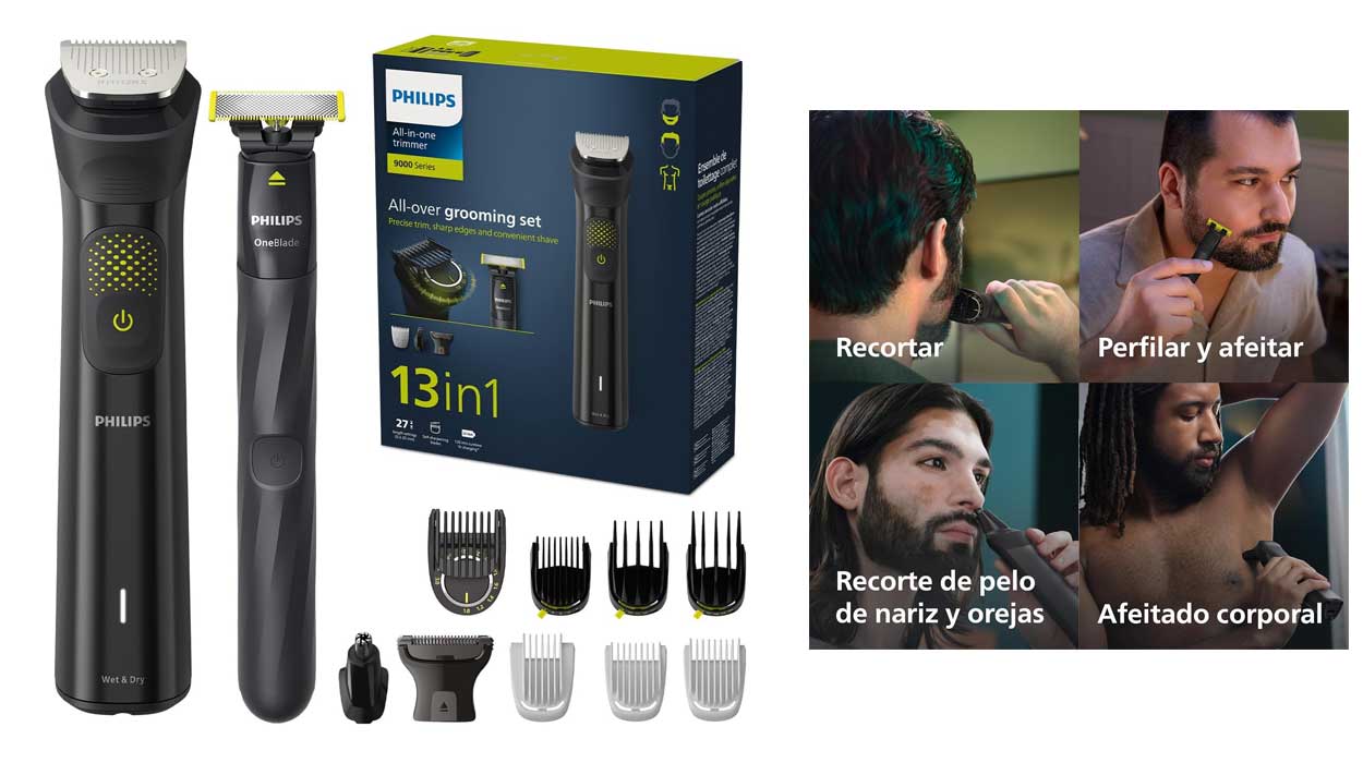 Chollo Recortadora de barba Philips MG9530/15 por sólo 69,99€ con envío gratis (30% de descuento)