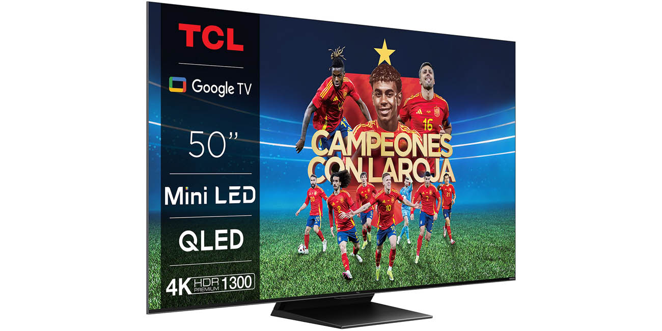 Chollo Smart TV TCL C805 QD Mini LED 4K de 50″ por sólo 499€ con envío gratis (-37%)