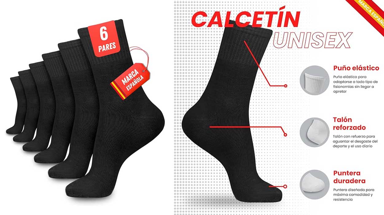 Amazon rebaja los calcetines Popys más cómodos para hacer deporte y salen a sólo 1,66€ el par