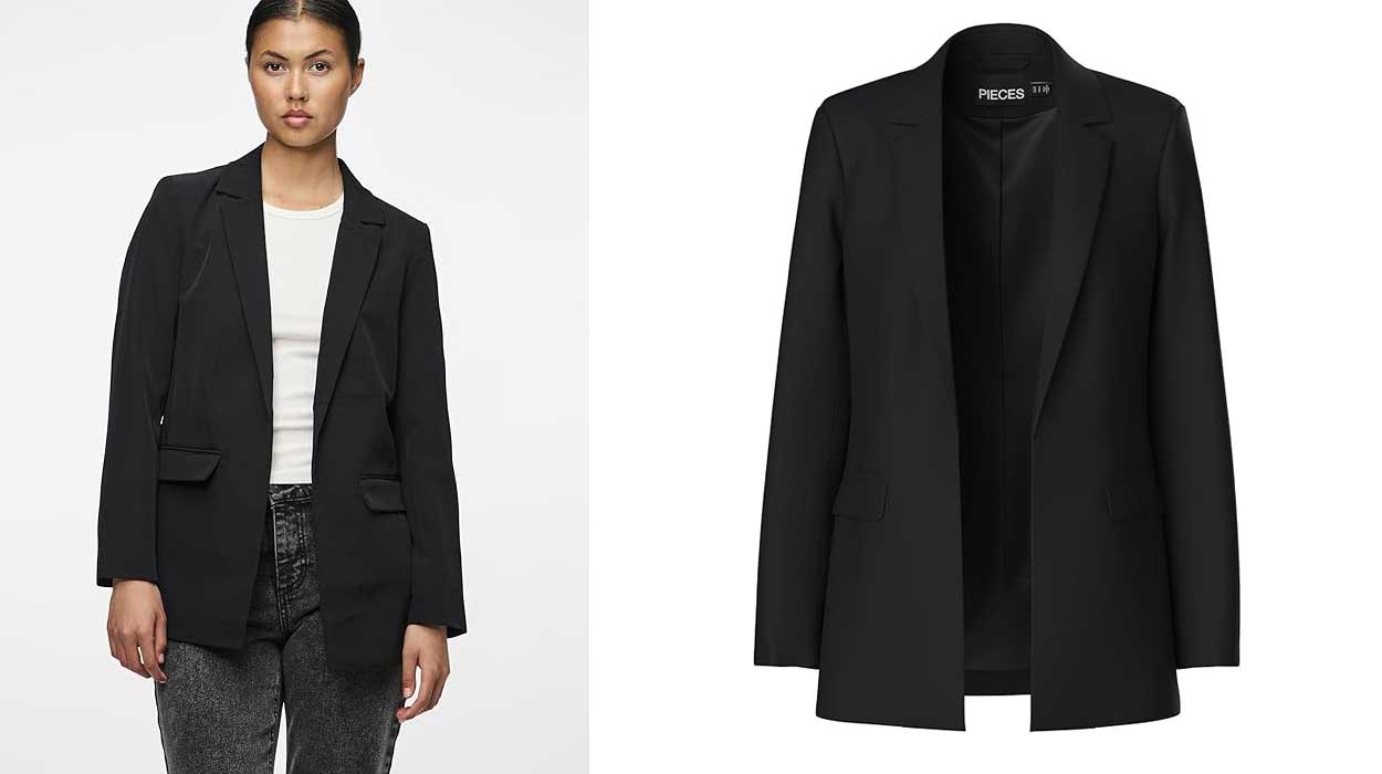 Amazon rebaja la Blazer negra perfecta para mil y una ocasiones a un precio irresistible