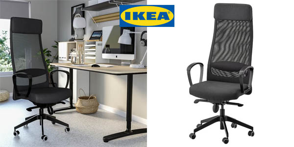 Chollo Silla de oficina ergonómica Markus de IKEA por sólo 144€ con cupón descuento (-20%)