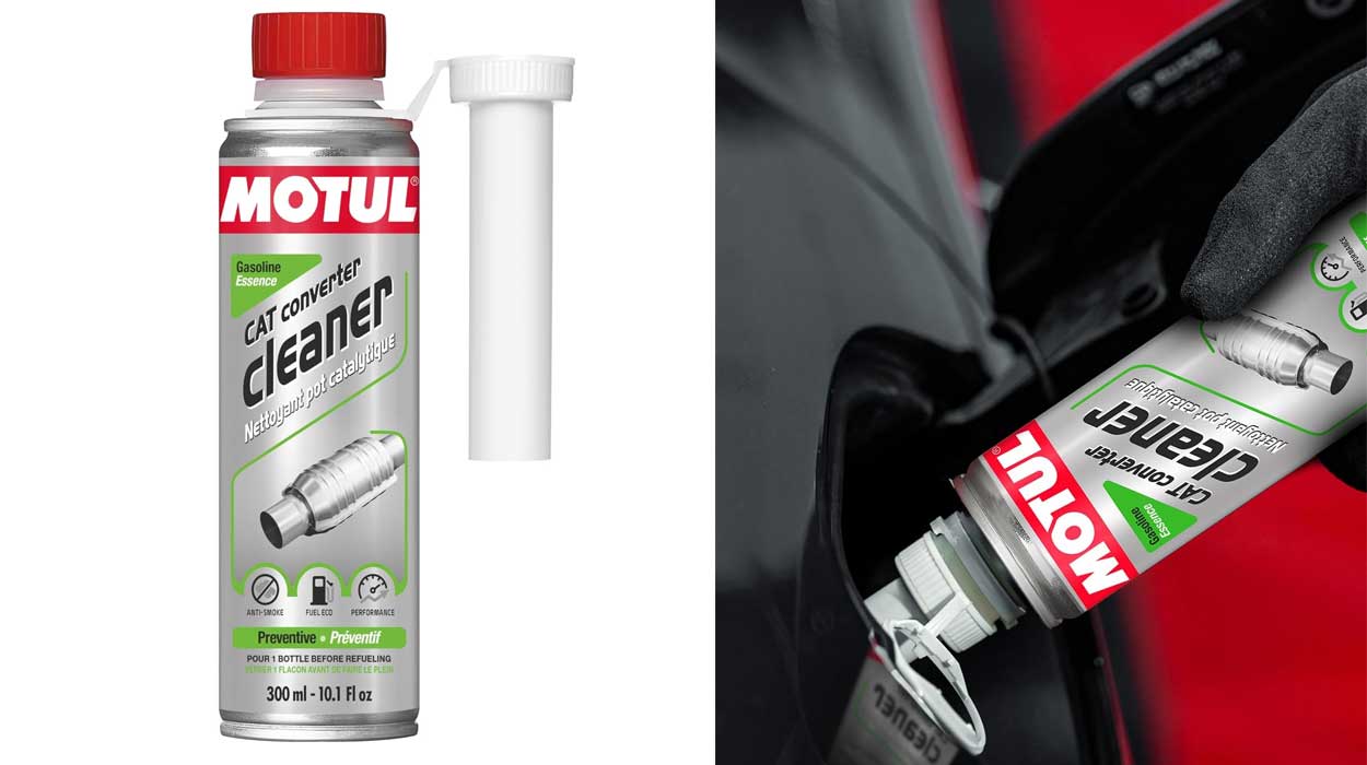 Chollo Limpiador de catalizadores de gasolina Motul de 300 ml por sólo 9,69€ (-40%)