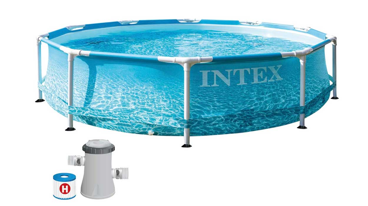 Chollo Piscina Intex circular 28208NP de 3 metros con depuradora y filtro por sólo 62,15€ con envío gratis (-61%)