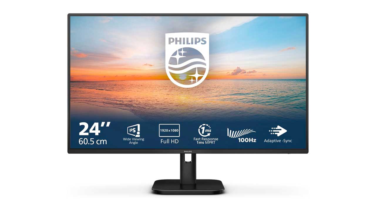 Chollo Monitor Philips 24E1N1100A de 24″ por sólo 74,90€ con envío gratis (-37%)