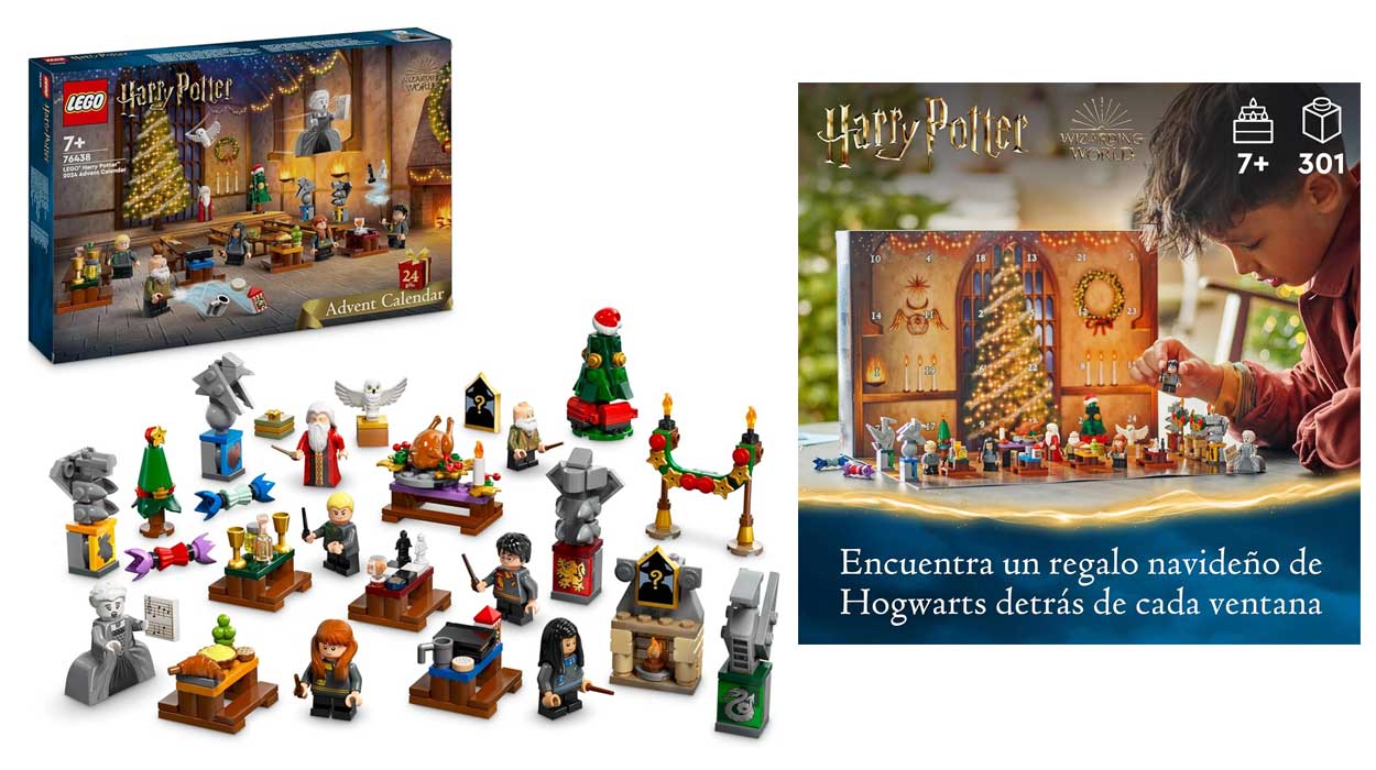 Chollo Calendario de Adviento LEGO Harry Potter 2024 por sólo 29,74€ con envío gratis (-15%)