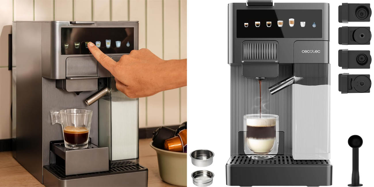 Chollo Cafetera de cápsulas Cecotec FreeStyle Latte T por sólo 149€ con envío gratis (-25%)