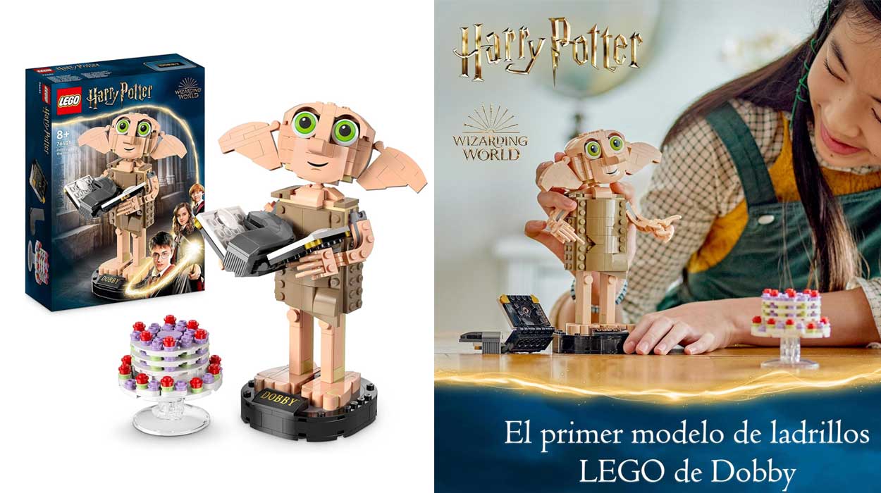 Chollo LEGO Harry Potter Dobby el Elfo Doméstico por sólo 18,90€ con descuento automático