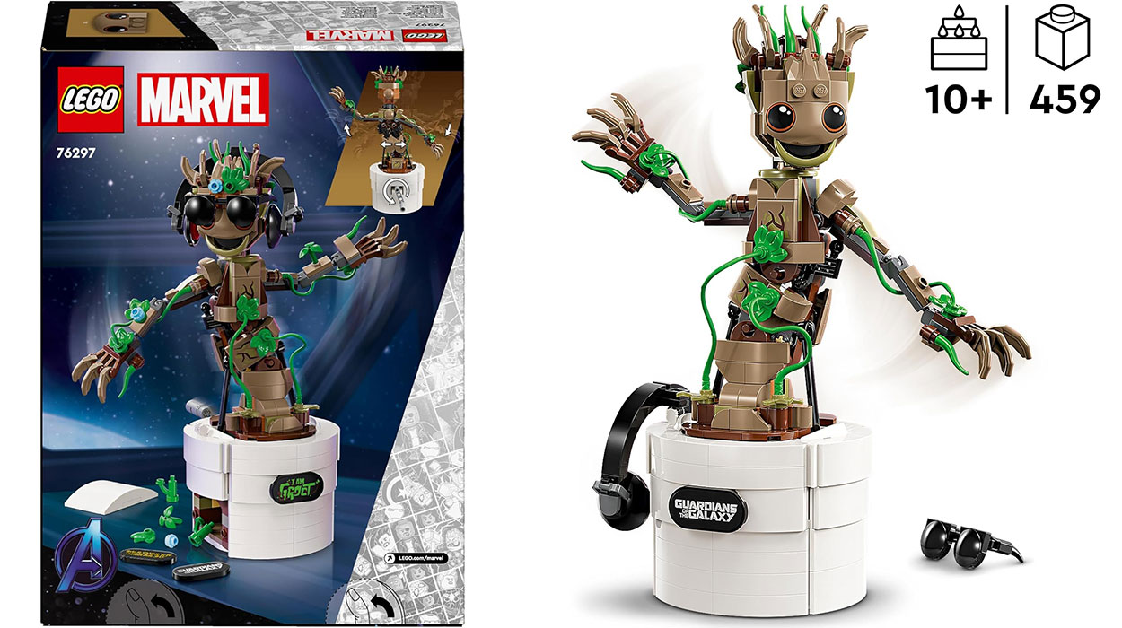 Chollo Set Groot Bailarín de LEGO Marvel por sólo 38,24€con envío gratis (-15%)