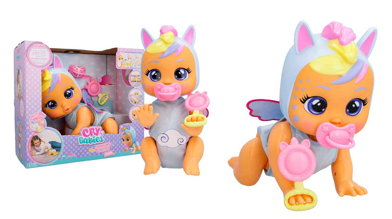 Chollo Muñeca Jenna Gatea de Bebés Llorones por sólo 24,99€ (-50%)