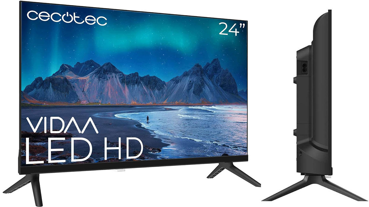 Chollo Smart TV Cecotec A5 series ALH50024 LED HD de 24″ por sólo 114,90€ con envío gratis