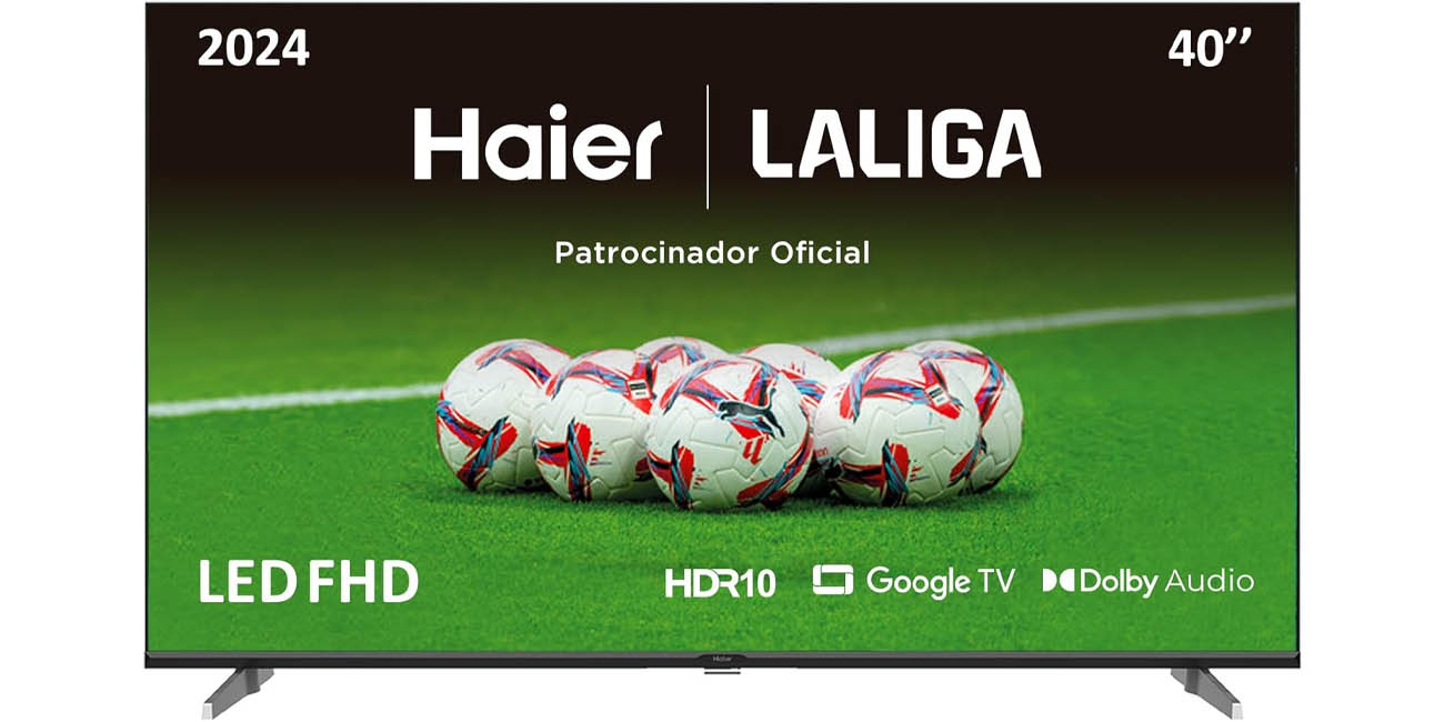 Chollo Smart TV Haier H40K85EFX Full HD de 40″ por sólo 195€ (41% de descuento)