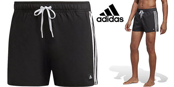 Chollo Bañador corto Adidas 3 Stripes para hombre por sólo 17,99€ (-55%)