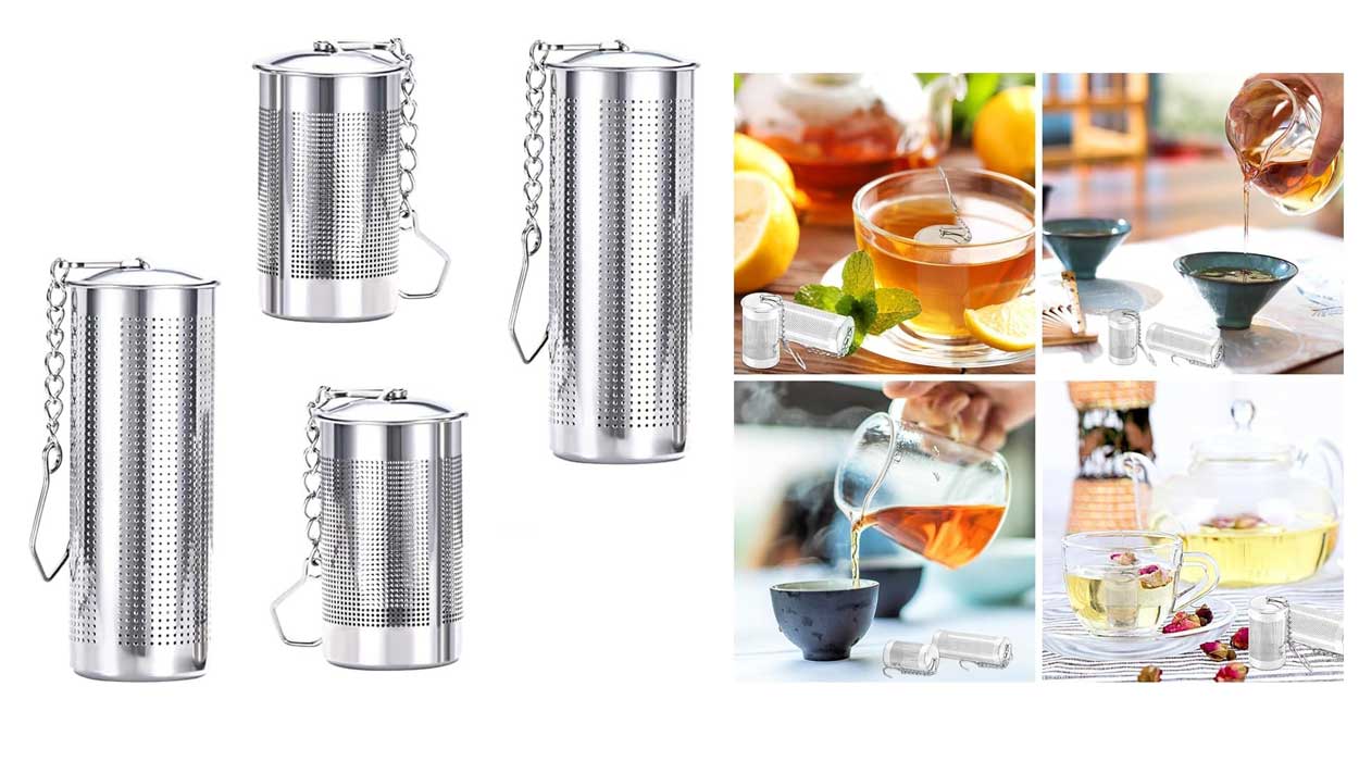 Chollo Pack de 4 infusores de té suelto Vereen por sólo 4,92€