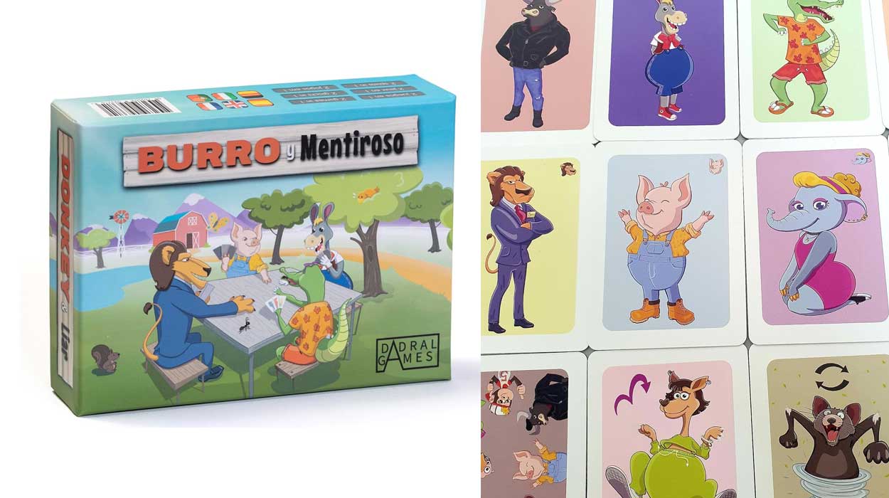 Chollo Juego familiar de toda la vida Burro y Mentiroso (2 en 1) por sólo 8,99€