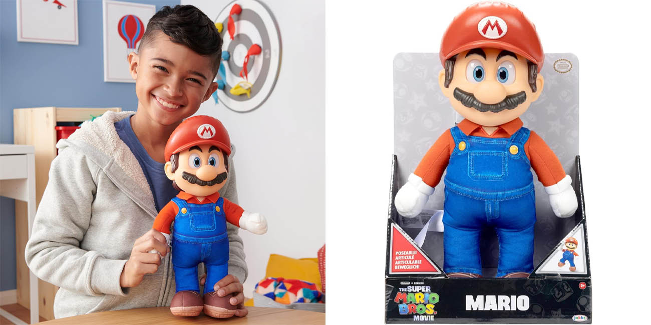 Chollo Peluche articulado Super Mario Bros. de 35 cm por sólo 24,99€ (-44%)