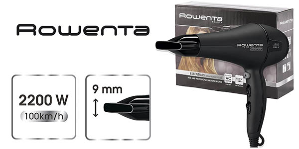 Chollo Secador de pelo Rowenta Signature Pro CV7840 de 2200 W con tecnología iónica por sólo 27,99€ con envío gratis (30% de descuento)