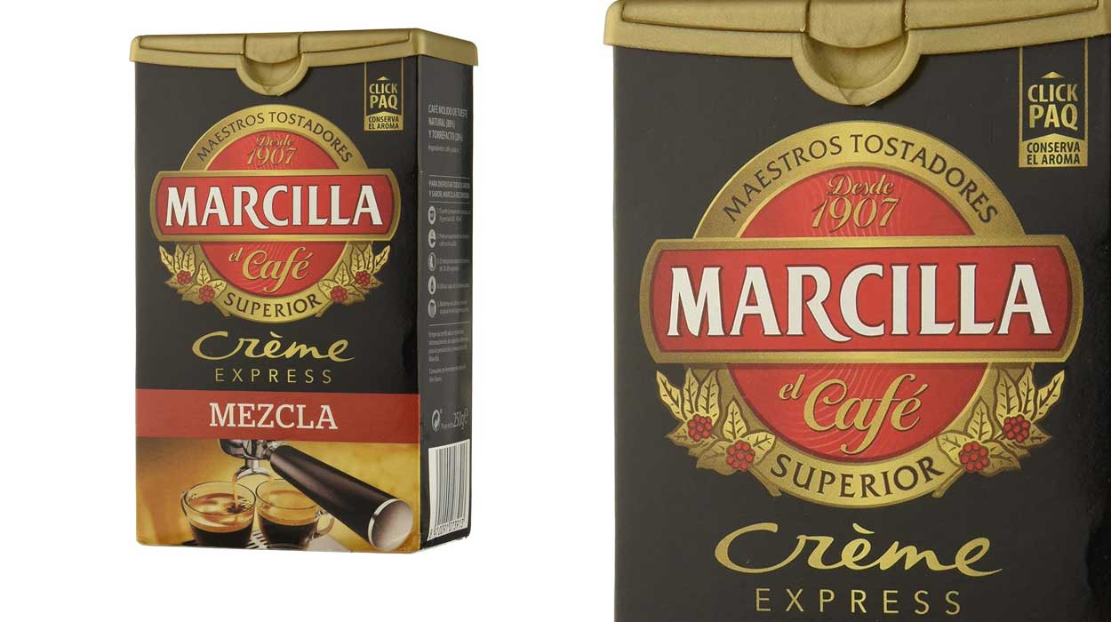 Chollazo Pack x6 Café molido Marcilla Crème Express Mezcla de 250 g por sólo 15,08€ (-40%) ¡2,51€ cada uno!