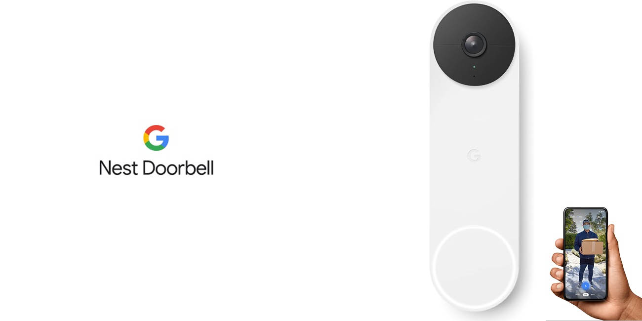 Chollo Timbre con vídeo inalámbrico Google Nest Doorbell por sólo 100,80€ con envío gratis (49% de descuento)