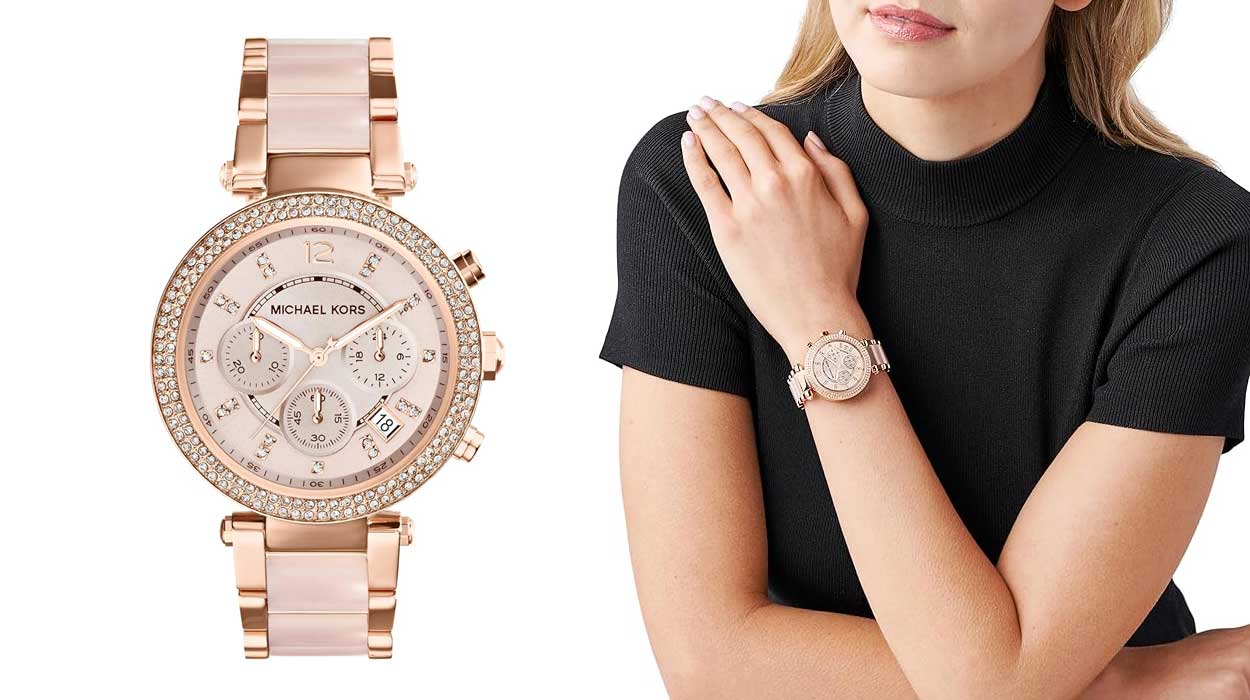 Acierta regalando este precioso reloj de Michael Kors para mujer ¡Tiene un 60% de descuento!