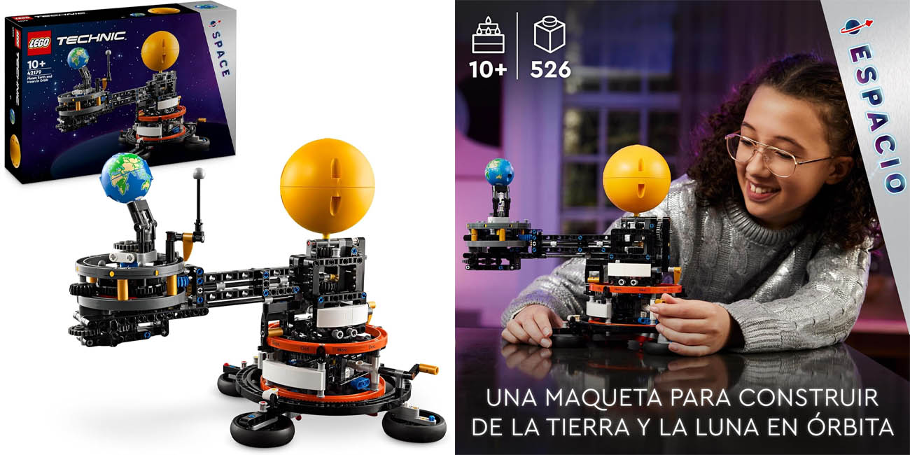 Chollo Set Lego Technic Planeta Tierra y Luna en Órbita por sólo 63,99€ con envío gratis (20% de descuento)