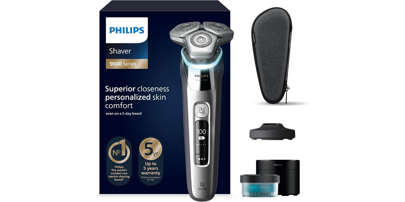 Chollo Afeitadora eléctrica Philips Shaver S9000 por sólo 157,02€ con envío gratis (61% de descuento)