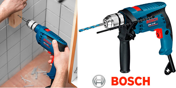 Chollo Taladro percutor Bosch Professional GSB 13 RE por sólo 46€ con cupón descuento y envío gratis (-48%)