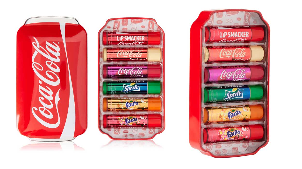 Chollo Caja de metal Coca-Cola Lip Smacker con 6 bálsamos labiales por sólo 5,89€ (-16%)