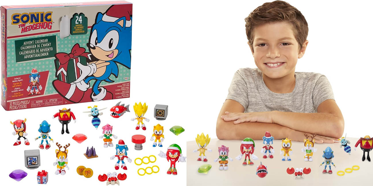 Chollo Calendario de adviento Sonic The Hedgehog con 24 mini figuras por sólo 37,99€ con envío gratis (31% de descuento)