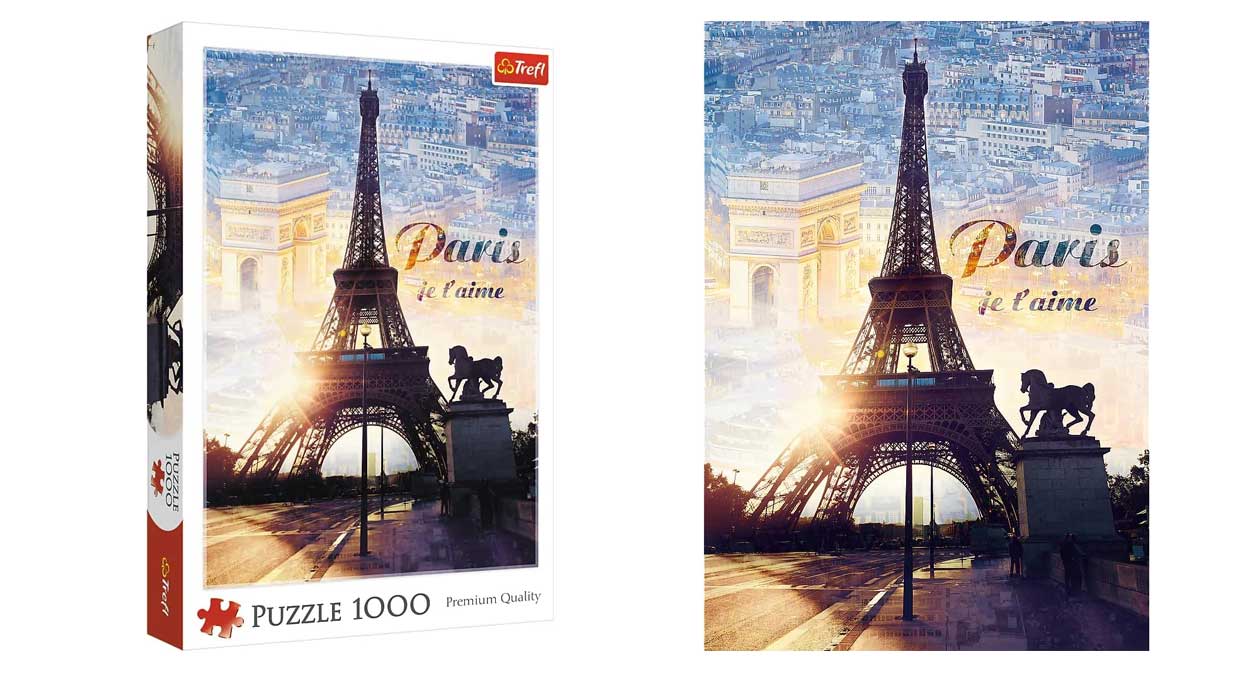 Chollo Puzle Trefl París al Amanecer Torre Eiffel de 1000 piezas por sólo 7,99€ (-33%)