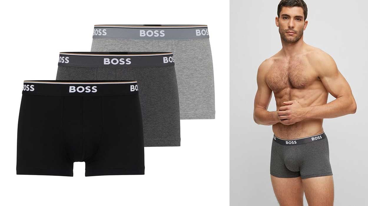 Chollo Pack x3 bóxers Hugo Boss para hombre por sólo 27,45€ (-36%)