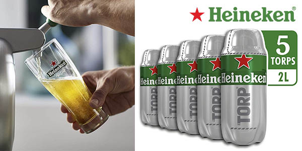 Chollazo Pack x5 Torps Heineken para tirador The Sub por sólo 23,85€ (-47%)