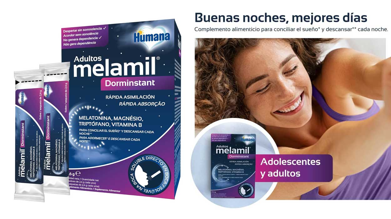 Chollo Complemento alimenticio Melamil Dorminstant de 24 sobres por sólo 7,98€ (-15%)