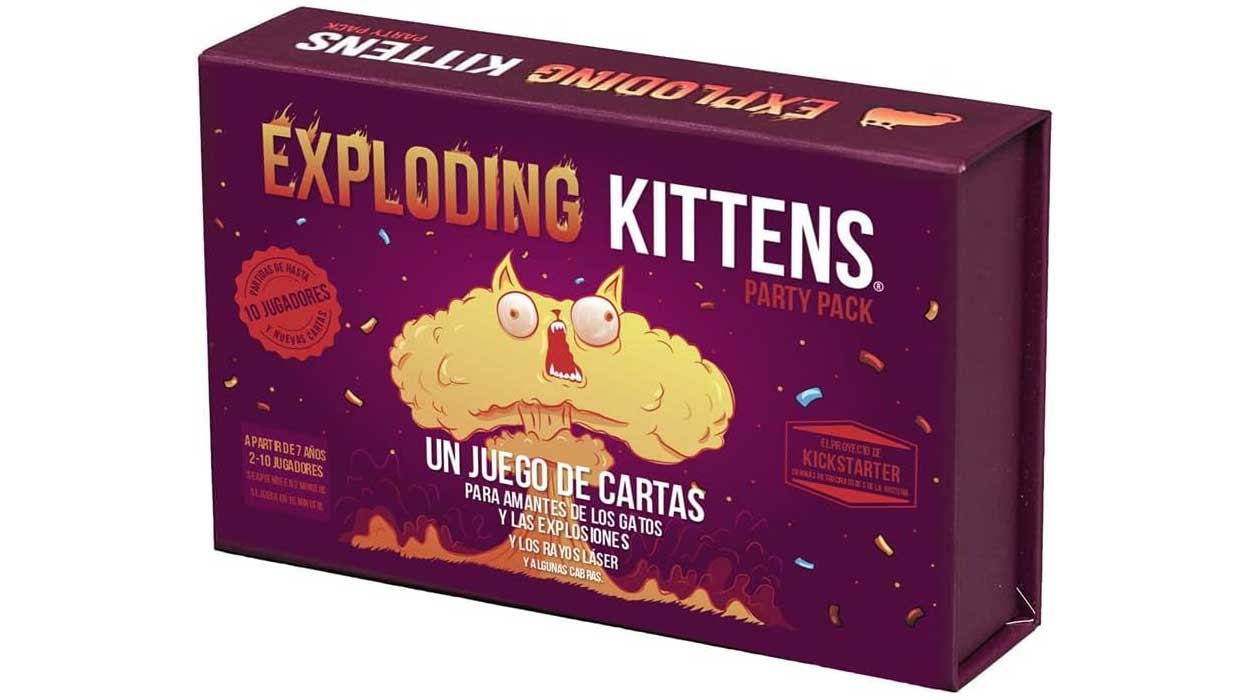 Chollo Exploding Kittens Party Pack por sólo 21,24€ (-15%)