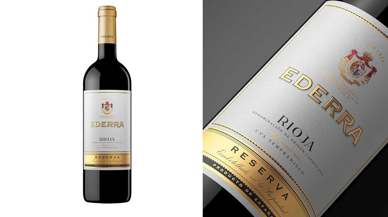 Chollo Vino tinto DO Rioja Ederra Reserva por sólo 7,12€ con cupón (-34%)