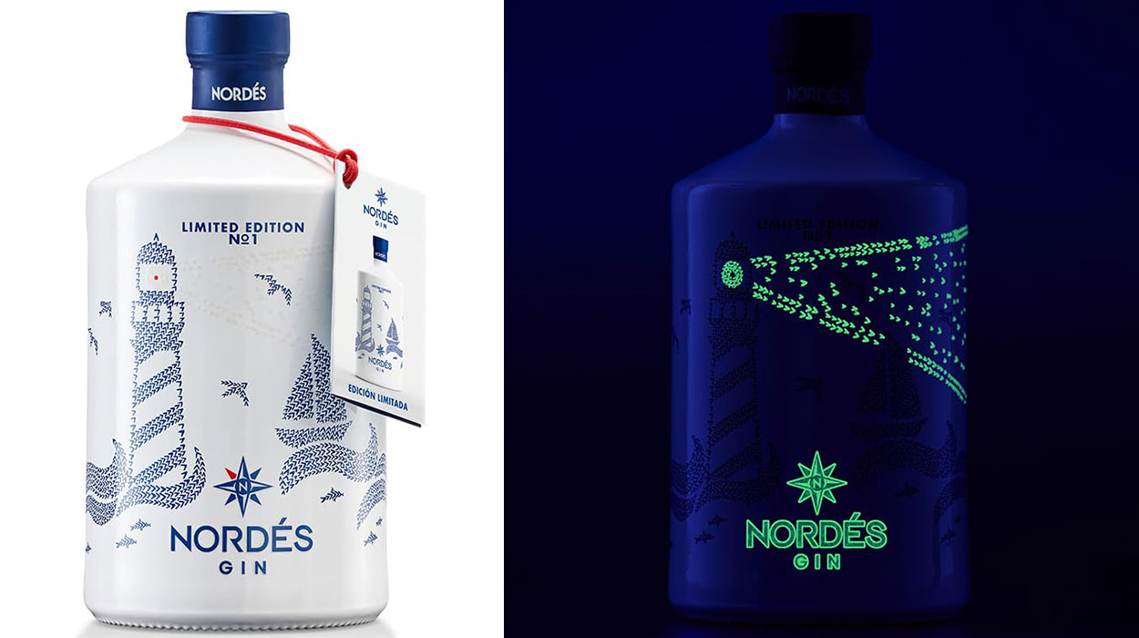 Chollo Ginebra Nordés Edición Faro de 70 cl con botella que brilla en la oscuridad por sólo 21,50€ (-20%)