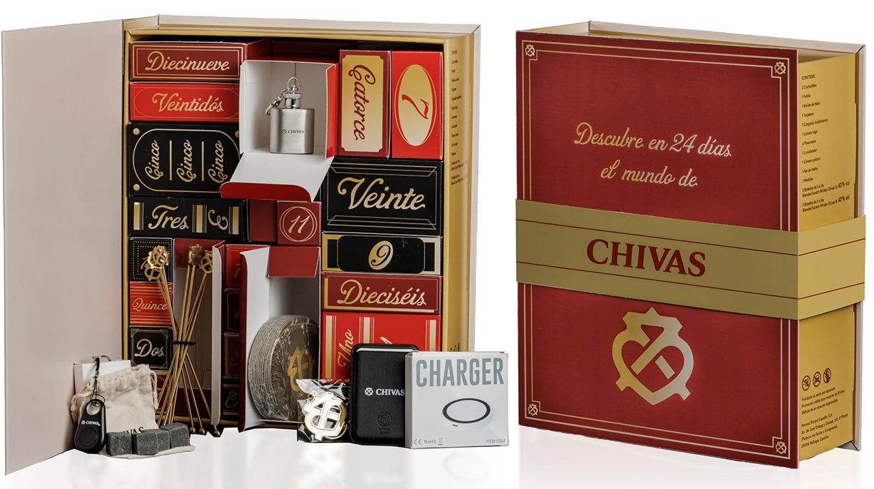 Chollo Calendario de Adviento Chivas Regal 24 regalos por sólo 67,49€ con envío gratis (-25%)