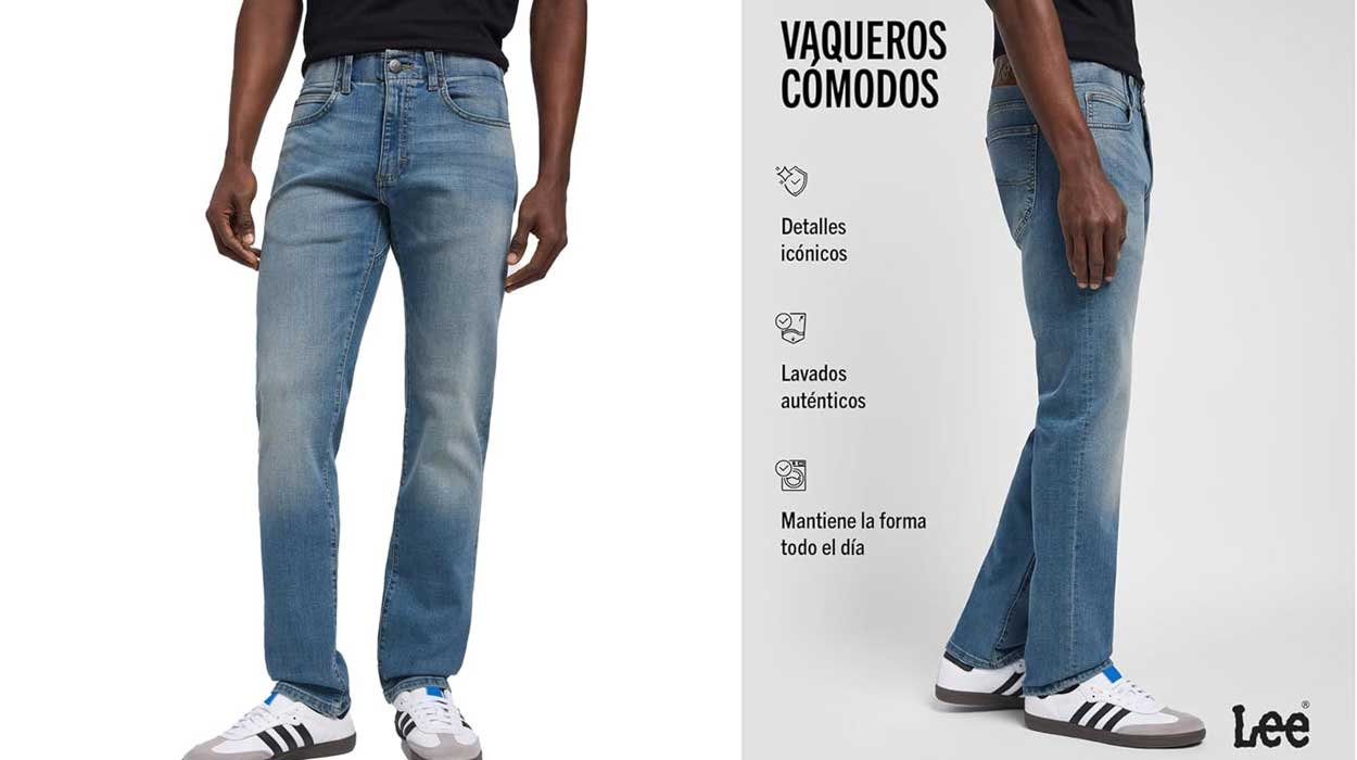 ¿Buscas unos vaqueros cómodos de verdad? Los Lee Slim Fit MVP son una compra obligada, con un descuento SALVAJE