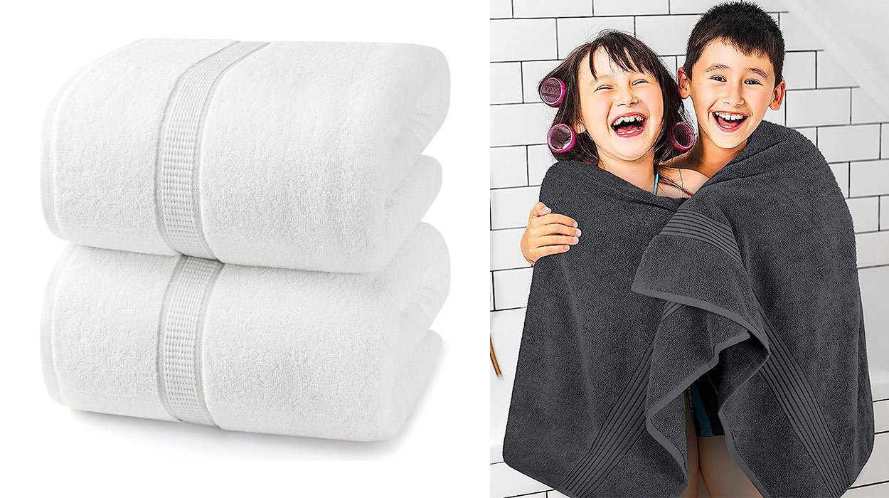 CHOLLAZO a la vista: Renueva tus toallas de baño con estas jumbo de lujo a sólo 14,34€ cada una