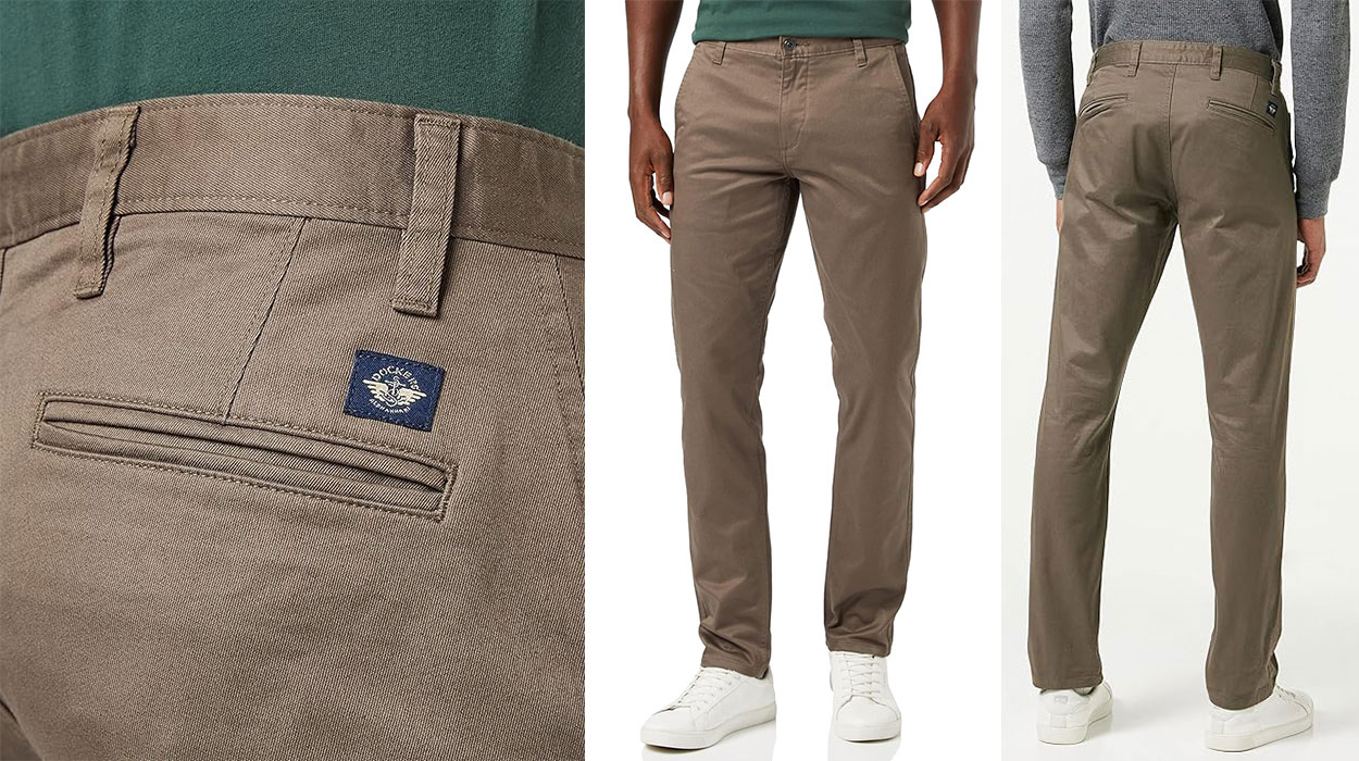 Amazon rebaja al mínimo los famosos chinos de Dockers que sientan fenomenal y combinan con todo