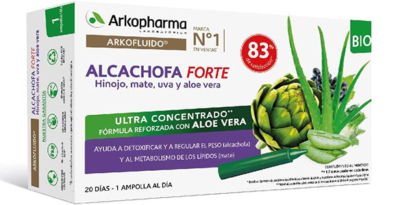 Chollo Complemento alimenticio Arkopharma Alcachofa Forte Bio con aloe vera de 20 ampollas por sólo 15,39€ (-43%)