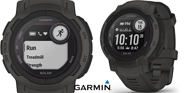 Chollo Reloj Garmin Instinct 2 Solar con GPS por sólo 218,49€ con envío gratis (-38%)