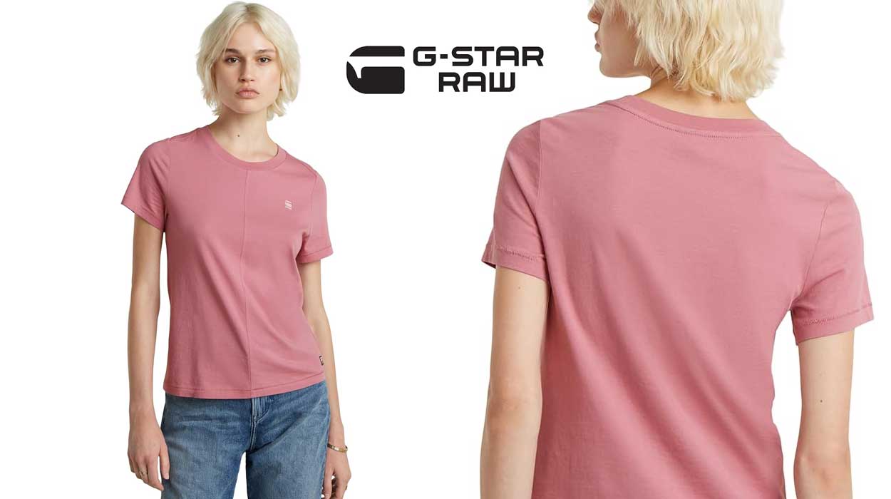 Hoy puedes llevarte a mitad de precio esta chulísima camiseta G-Star RAW con costuras frontales ¡Es un chollazo!