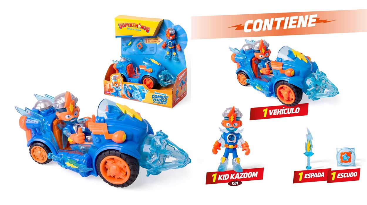 Chollo Superthings Vehículo de Combate de Kid Kazoom por sólo 12,74€ (-15%)