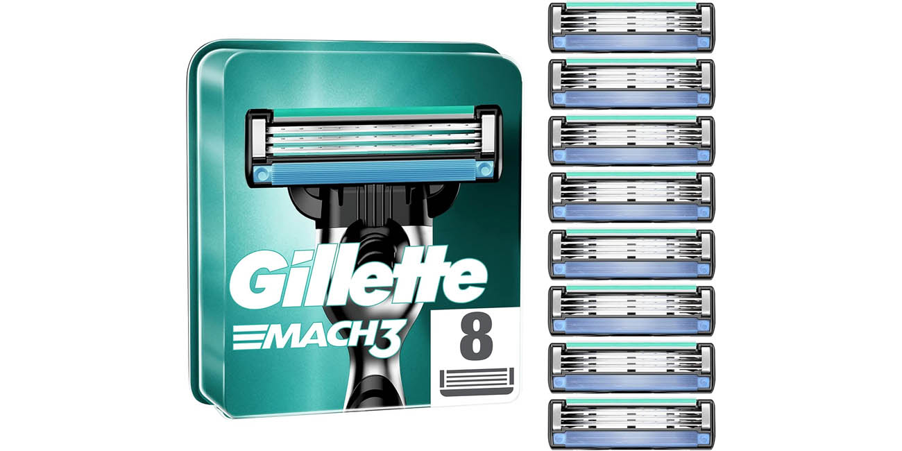 Chollo Pack 8 recambios Gillette Match3 por sólo 19,12€ con envío gratis (-15%) ¡2,39€ por cuchilla!