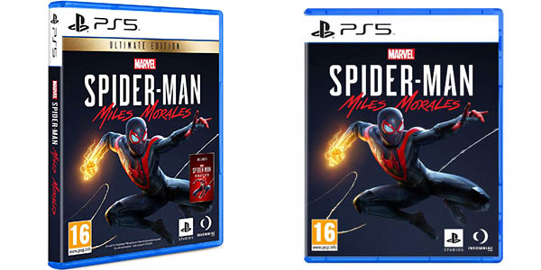 Chollo Marvel’s Spider-Man Miles Morales Ultimate Edition para PS5 por sólo 44,64€ con envío gratis (-44%)