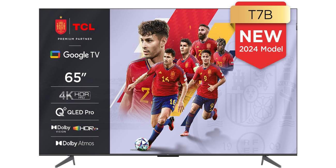 Chollo Smart TV TCL 65T7B QLED 4K de 65″ por sólo 549€ con envío gratis (-21%)