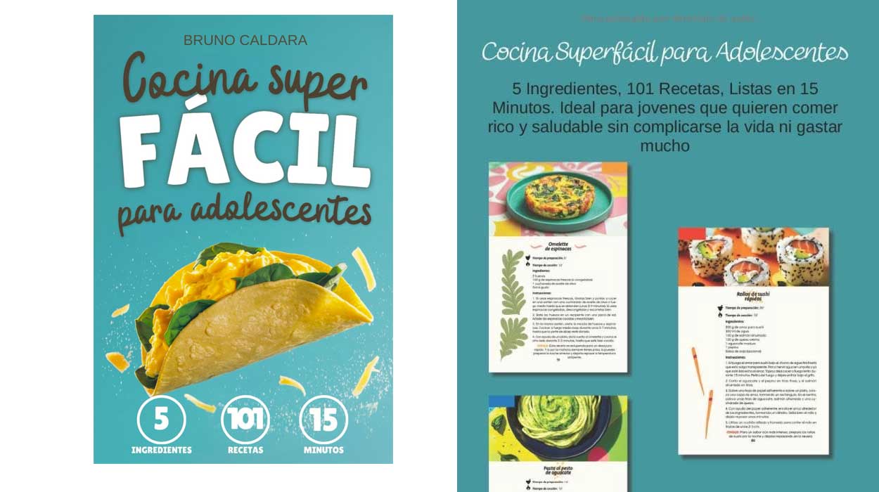 Chollo Libro “Cocina Superfácil para Adolescentes” con 101 recetas por sólo 12,90€ ¡Top ventas!