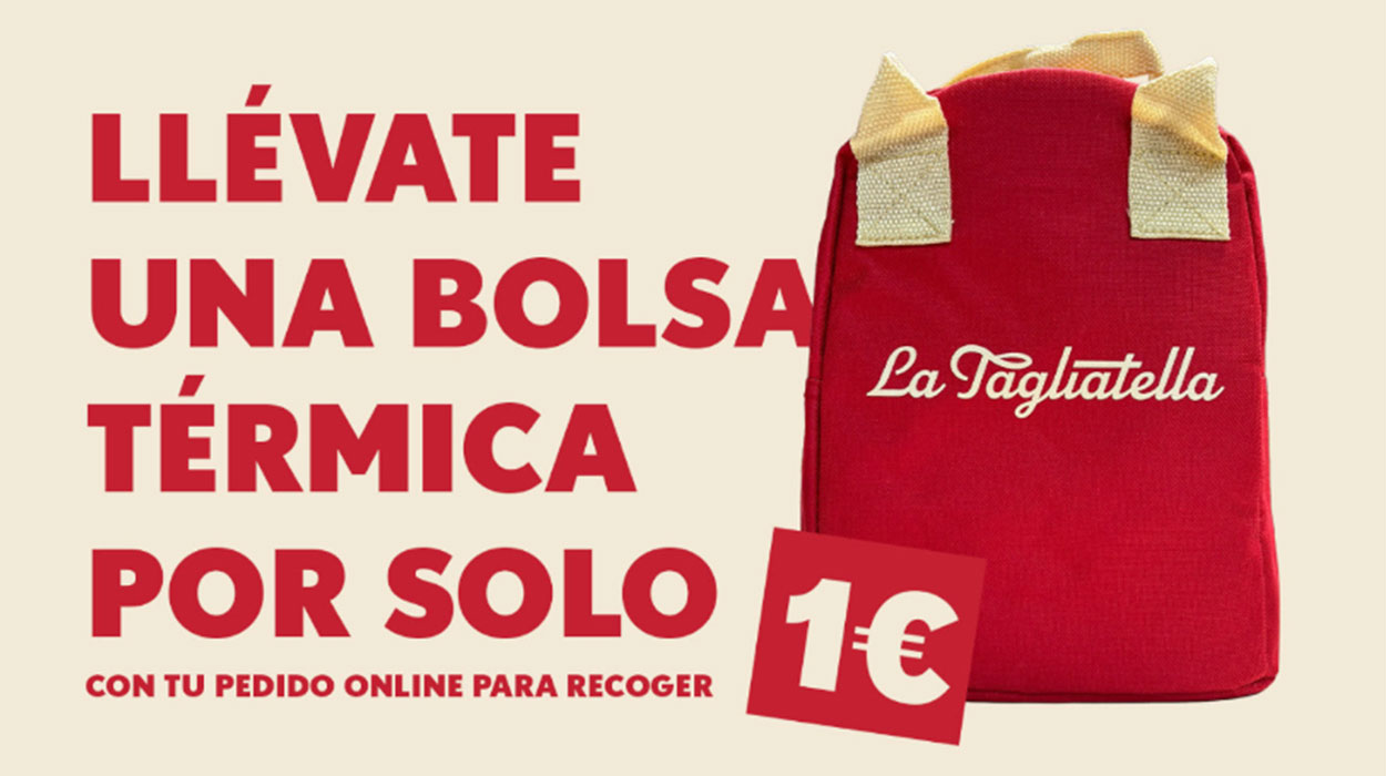 Chollo Bolsa térmica La Tagliatella por sólo 1€